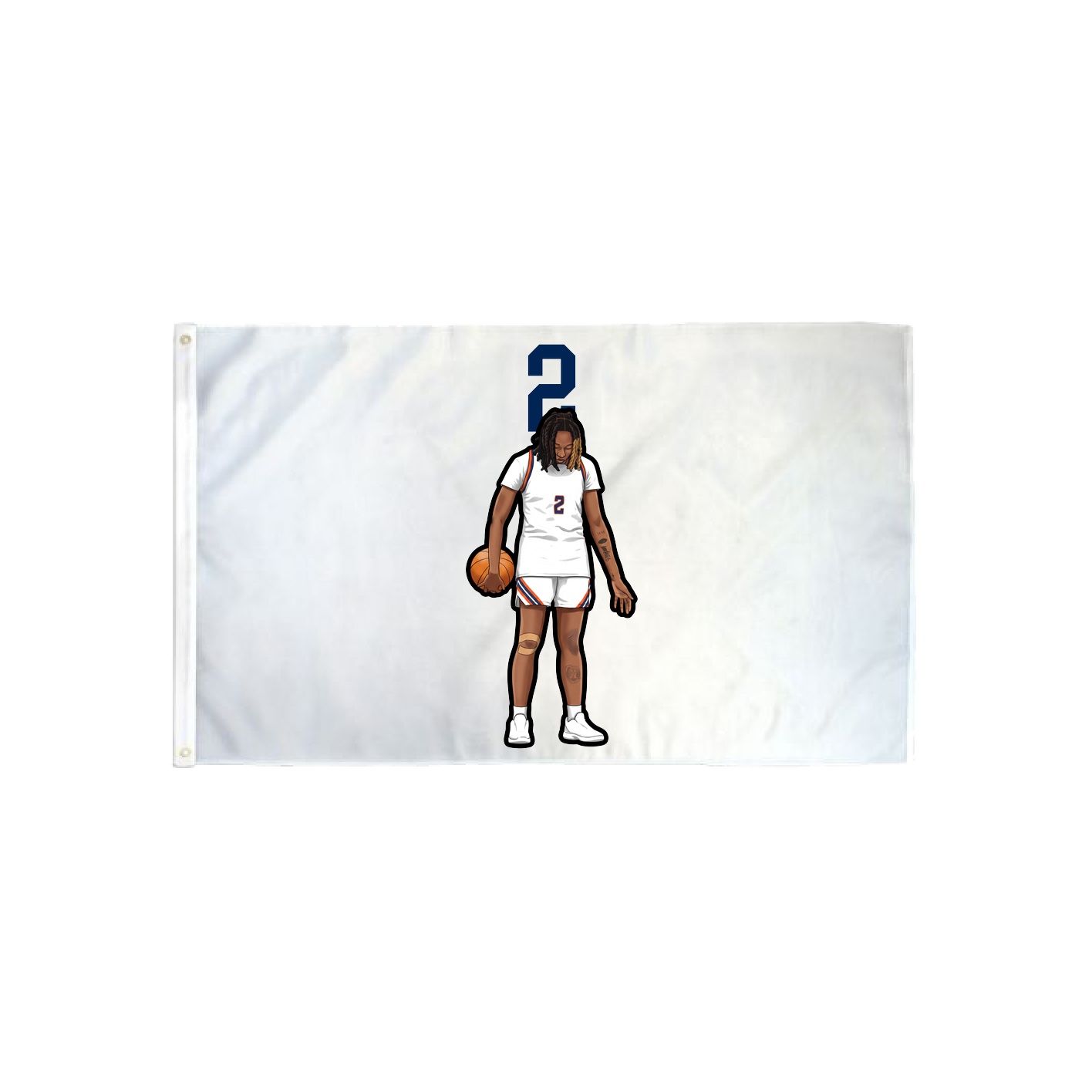 3x5 Flag — Number Top in Classic