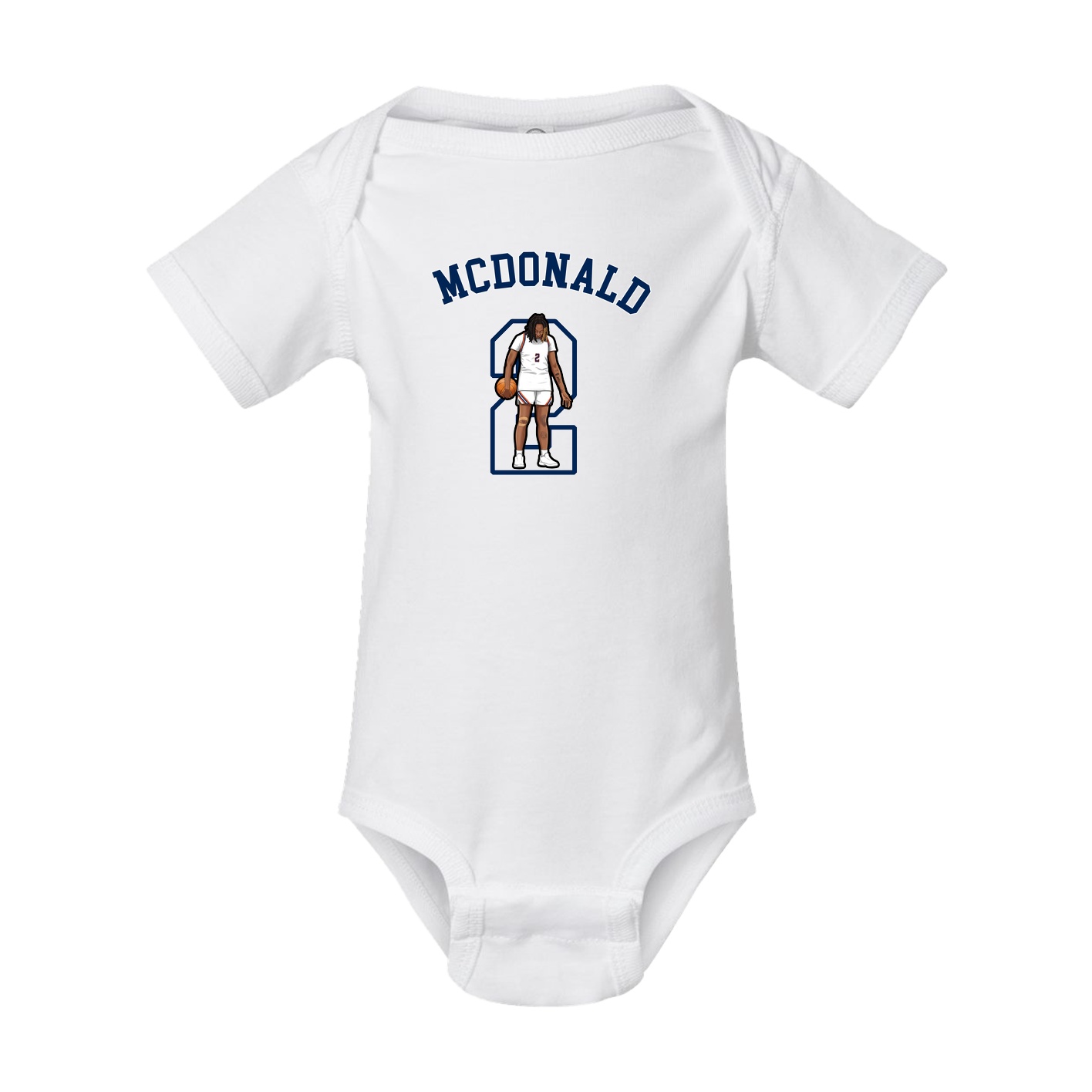 Baby Onesie — Shirsey Arch in White