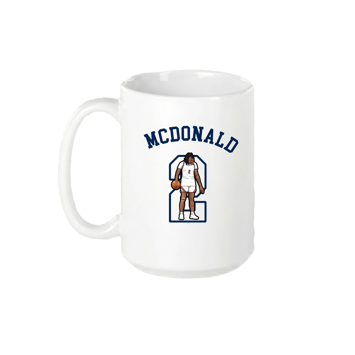 15oz Coffee Mug — Shirsey Arch in White