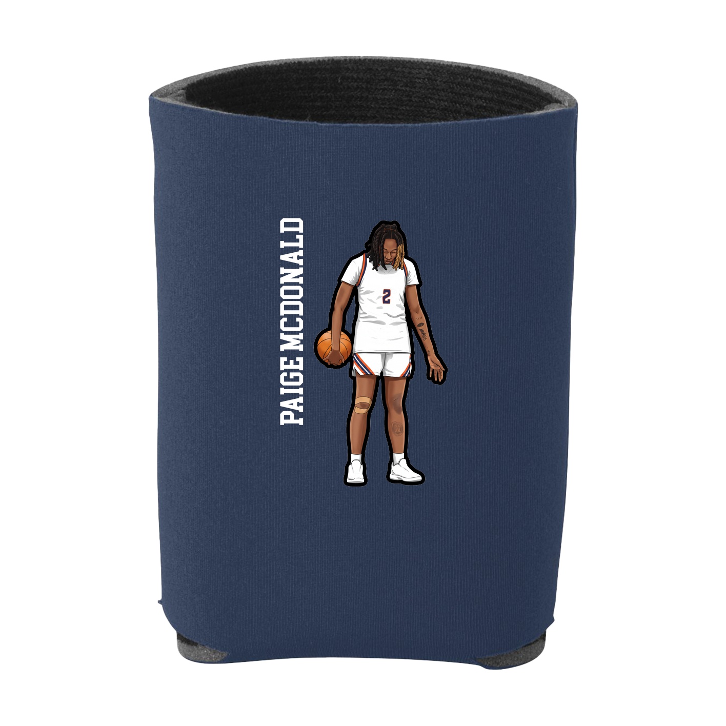 Can Holder — Name Vertical in Navy