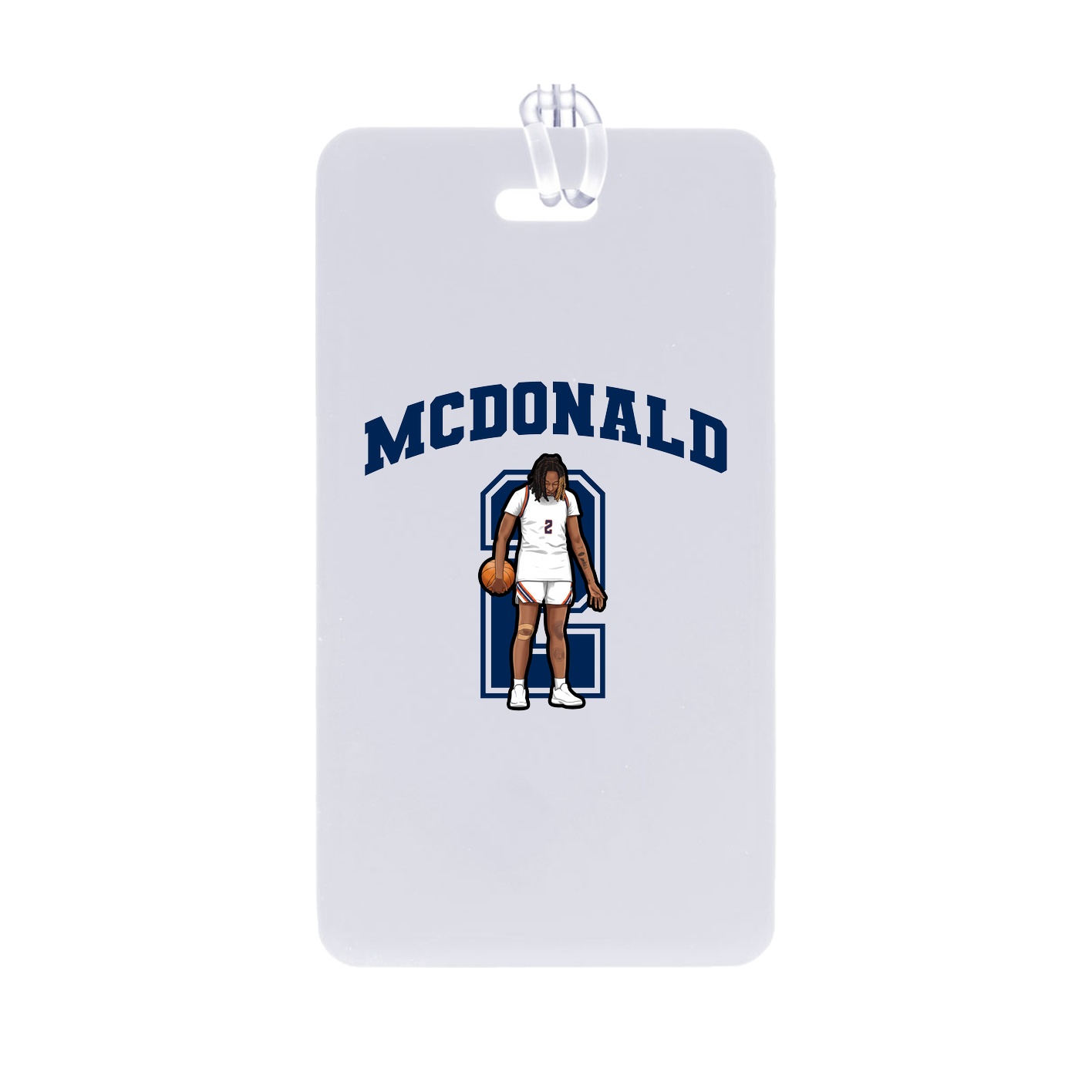 Bag Tag — Number in Classic