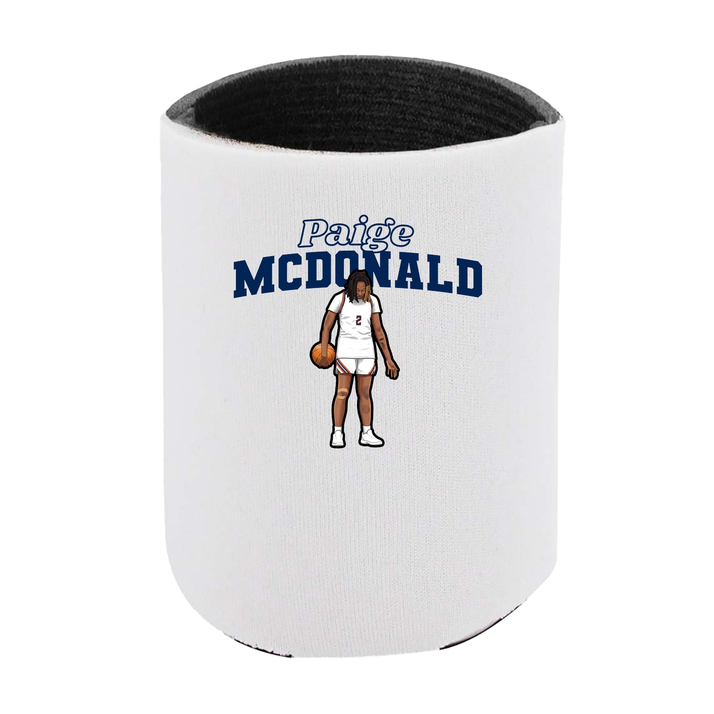 Can Holder — Name Arch in White