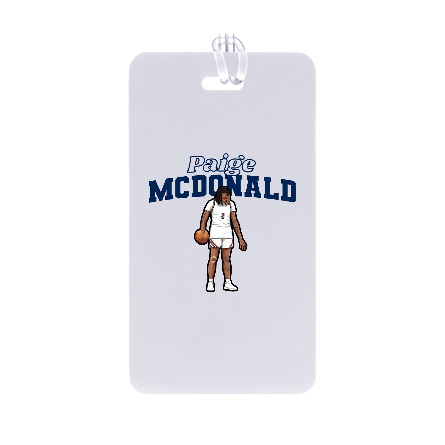 Bag Tag — Name Arch in Classic
