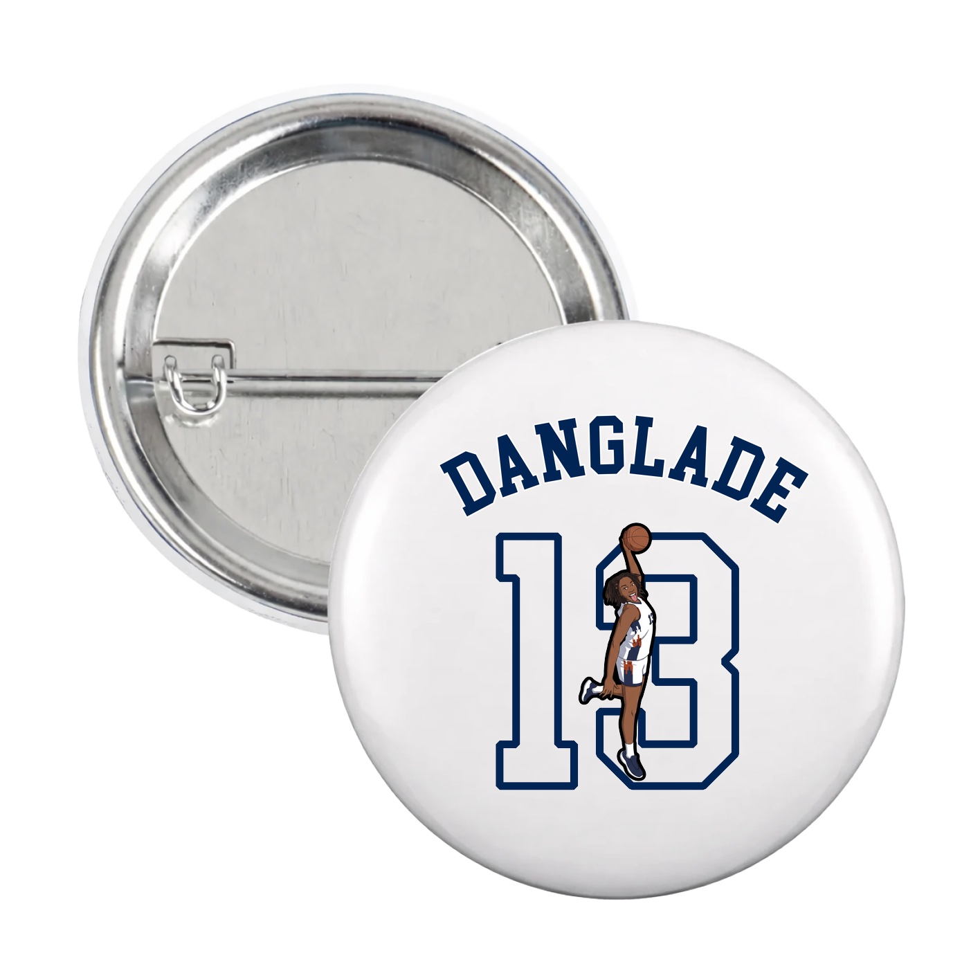 Game Day Button — Shirsey Arch in White
