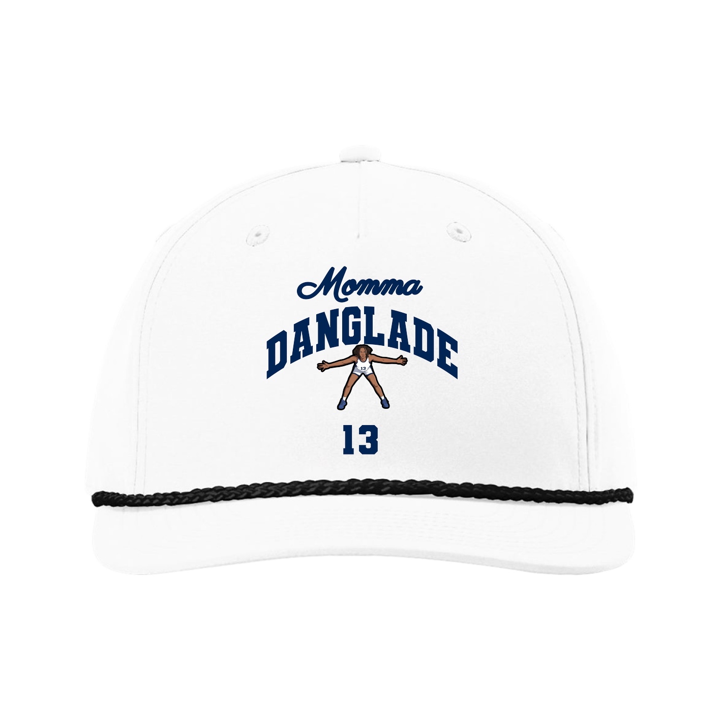 Five-Panel Classic Rope Cap — Mothers Day Arch in White