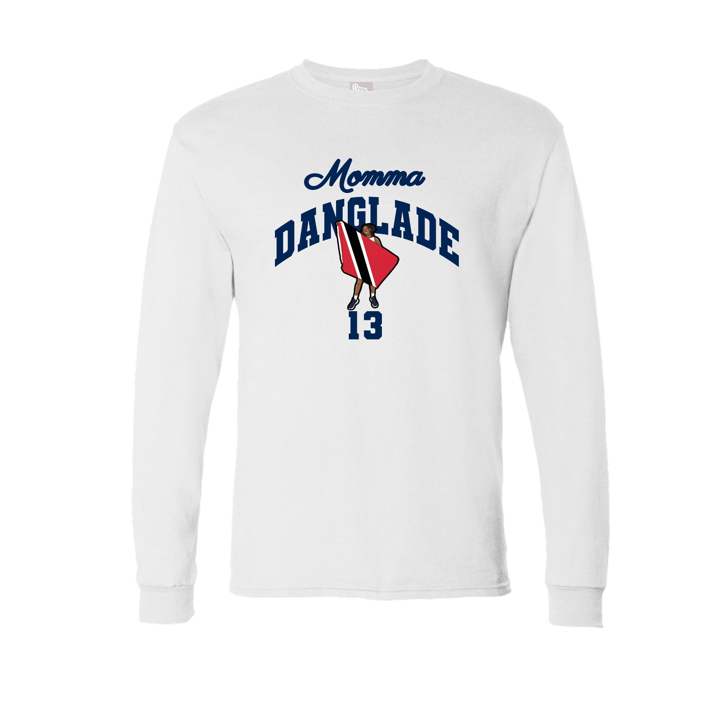 Long Sleeve Tee — Mothers Day Arch in White