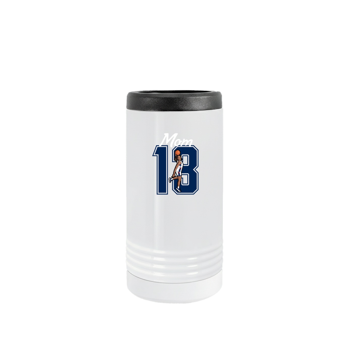 Slim Beverage Holder — Mothers Day Shirsey in White