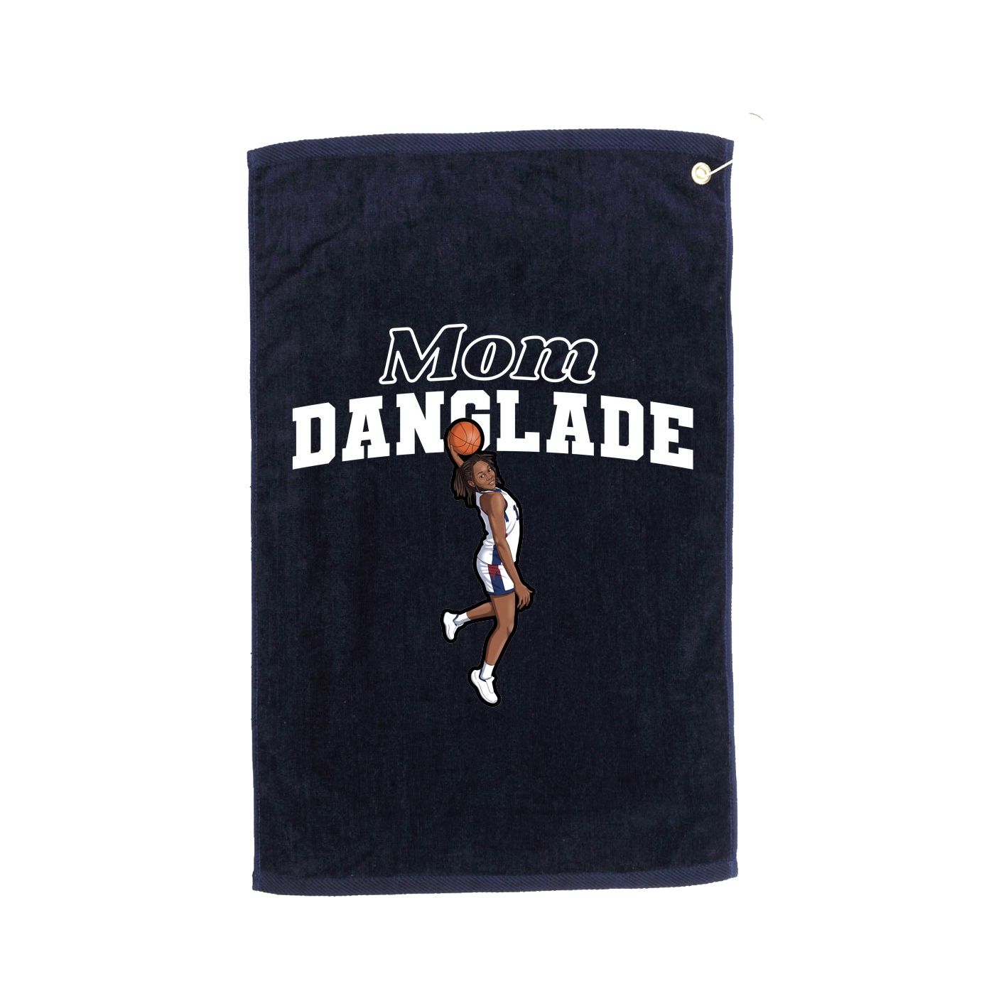 Golf Towel — Mothers Day Block in Navy