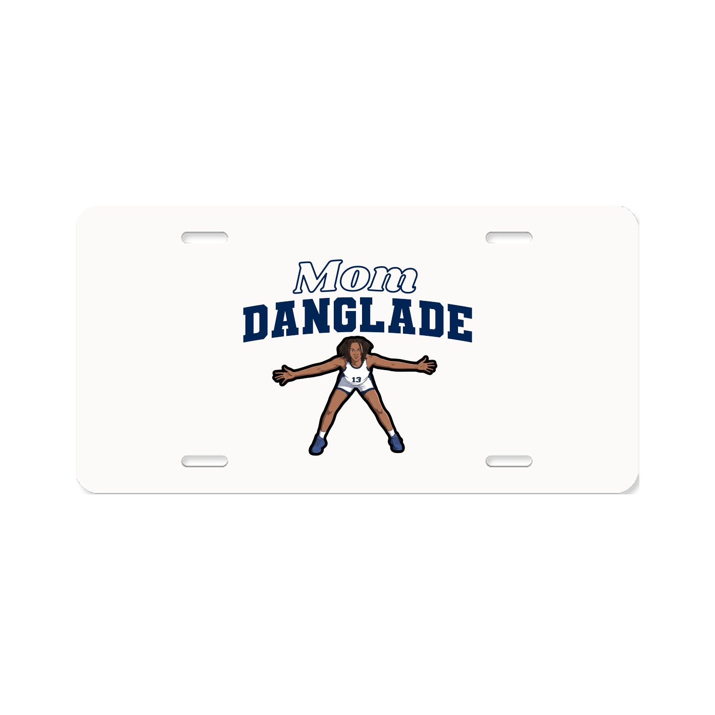 License Plate — Mothers Day Block in Classic
