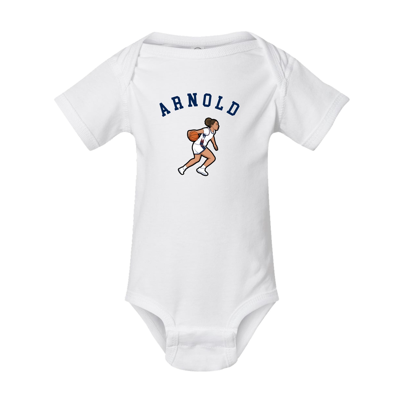 Baby Onesie — Shirsey Arch in White