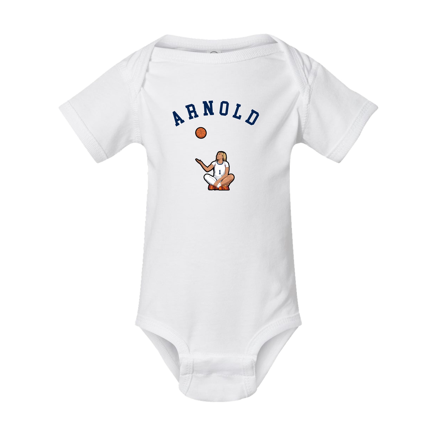 Baby Onesie — Shirsey Arch in White