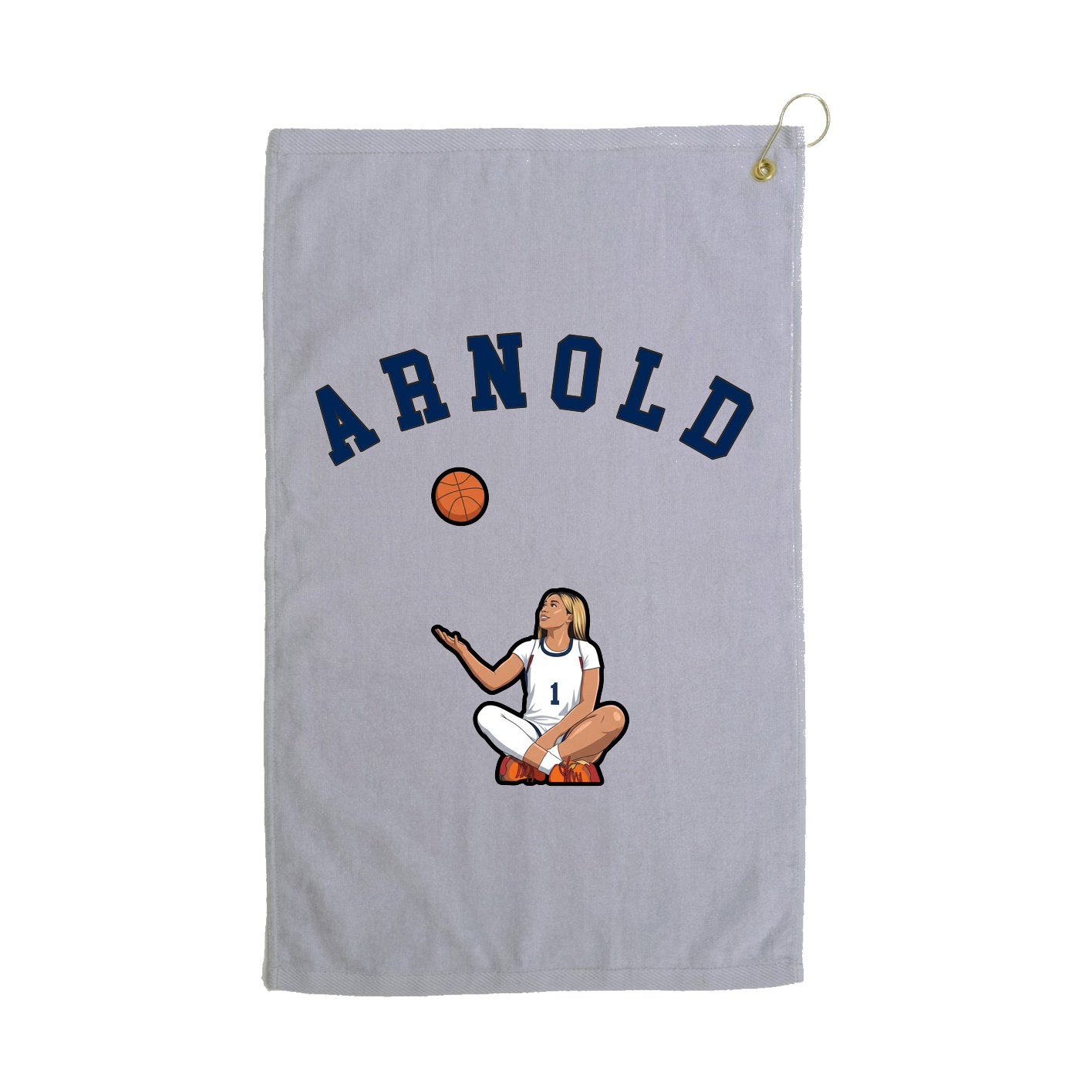 Golf Towel — Shirsey Arch in Grey