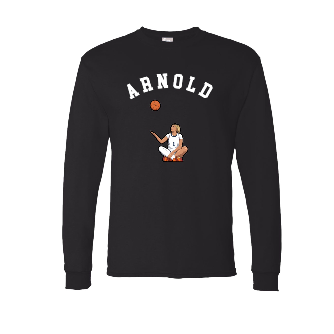Long Sleeve Tee — Shirsey Arch in Black
