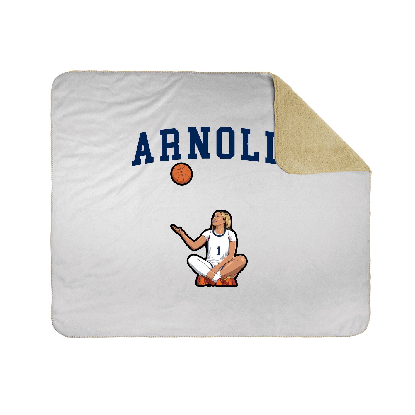 Throw Blanket — Shirsey in White