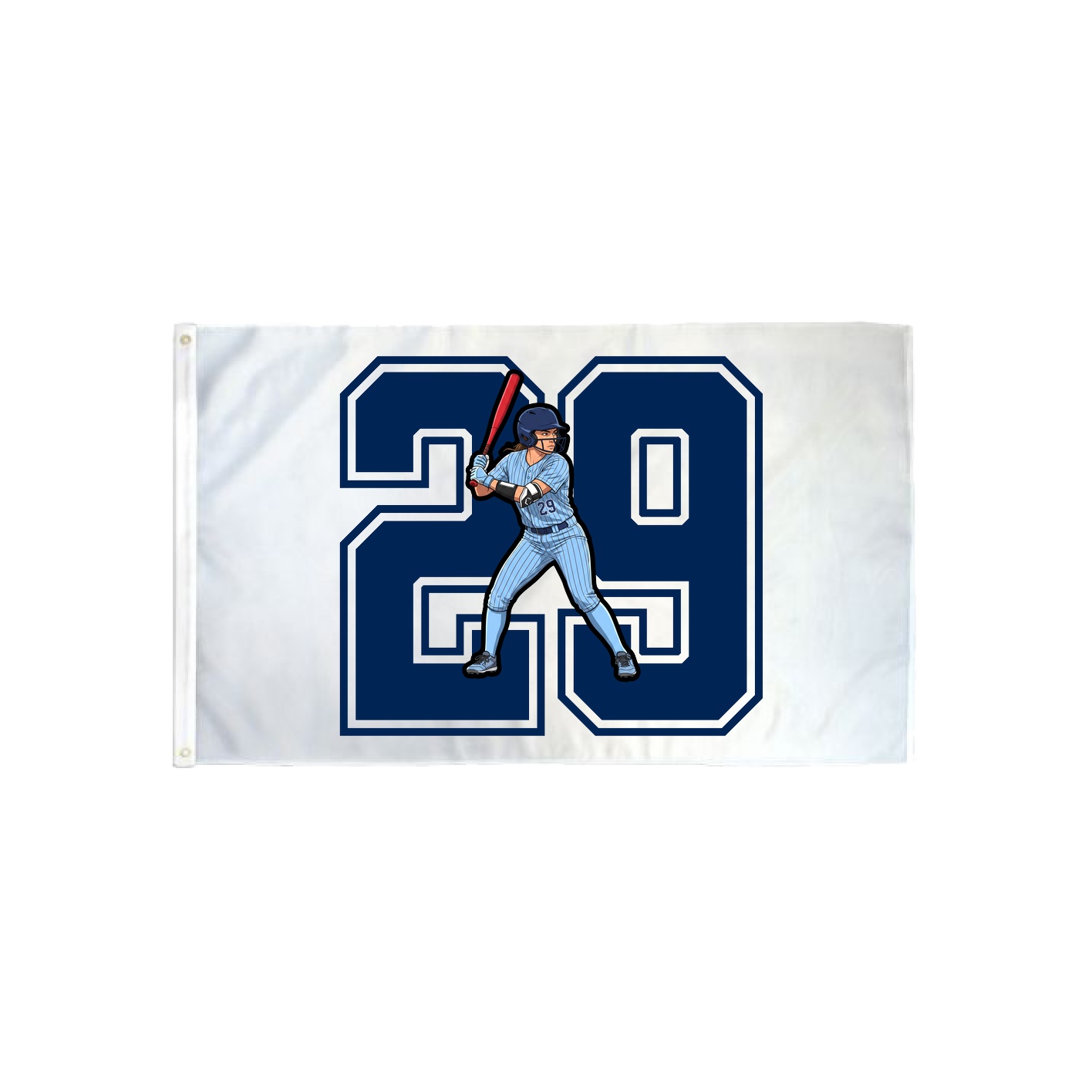 3x5 Flag — Number in Classic
