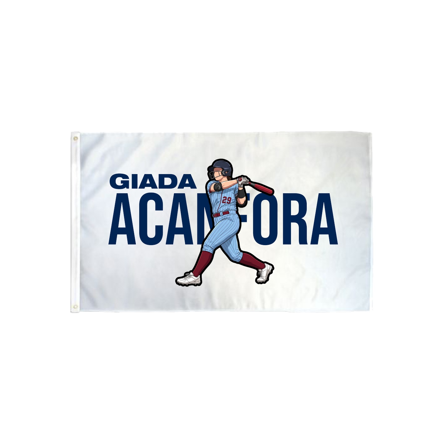 3x5 Flag — Player Name in Classic