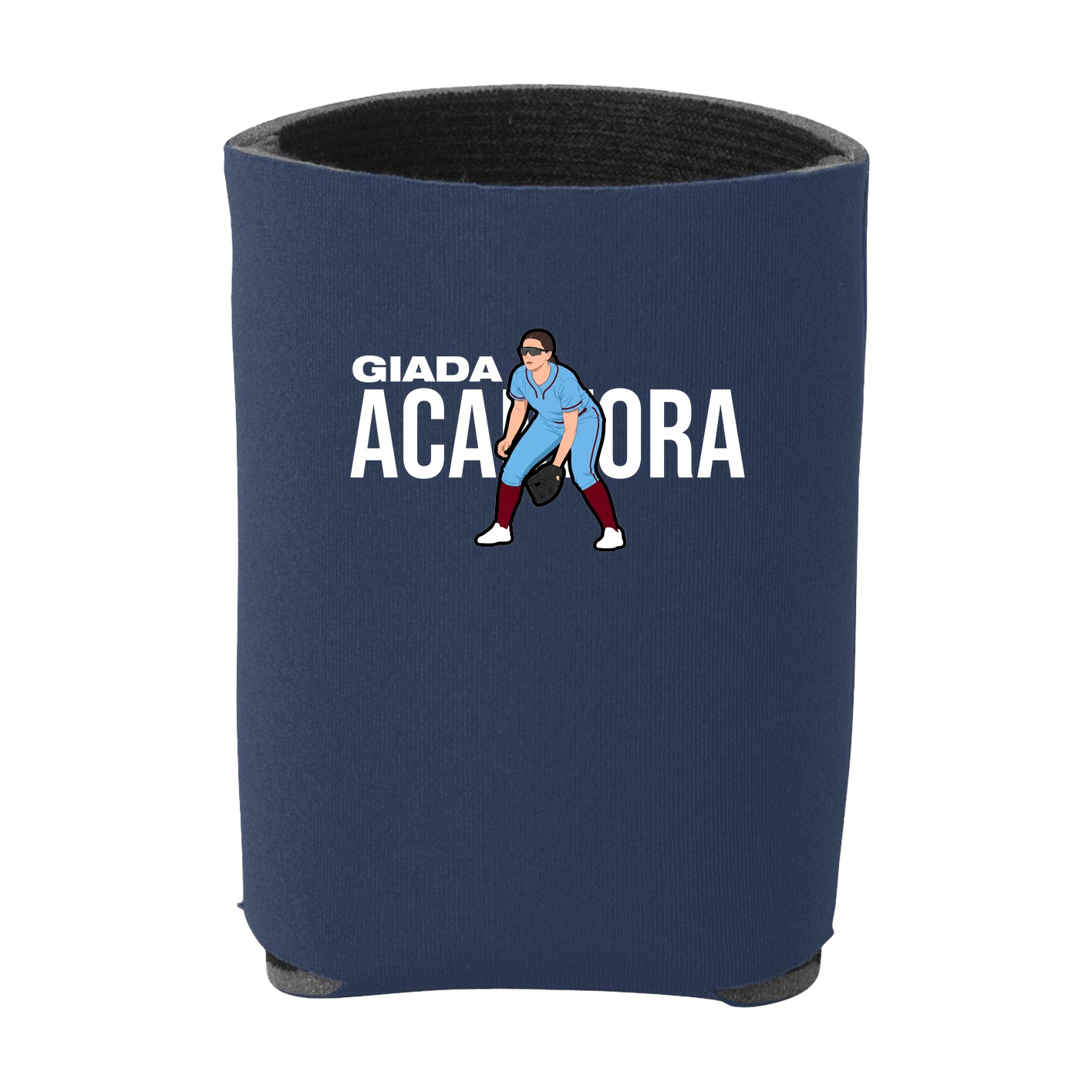Can Holder — Player Name in Navy