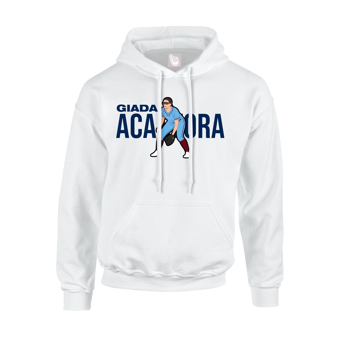 Hoodie — Player Name in White