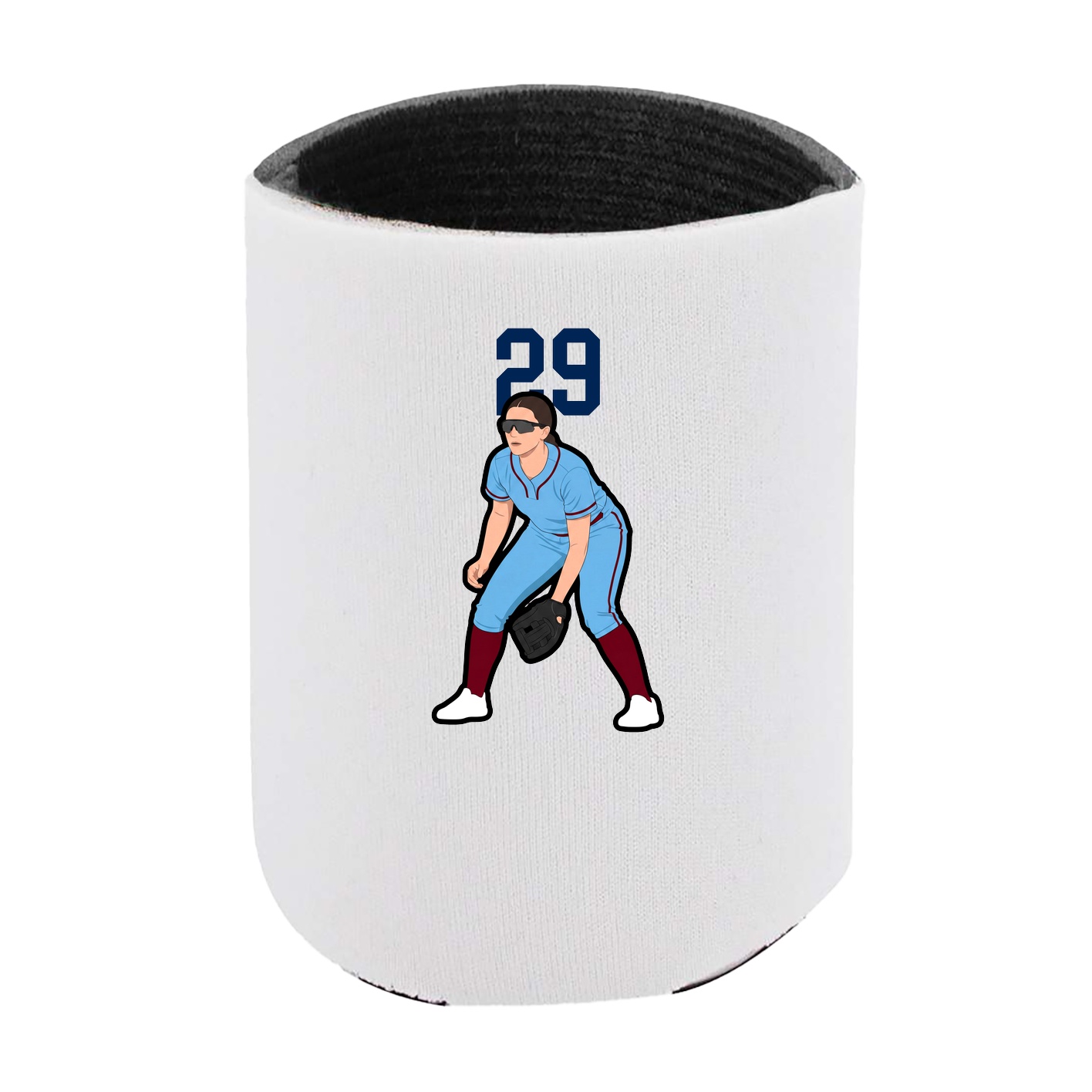 Can Holder — Number Top in White