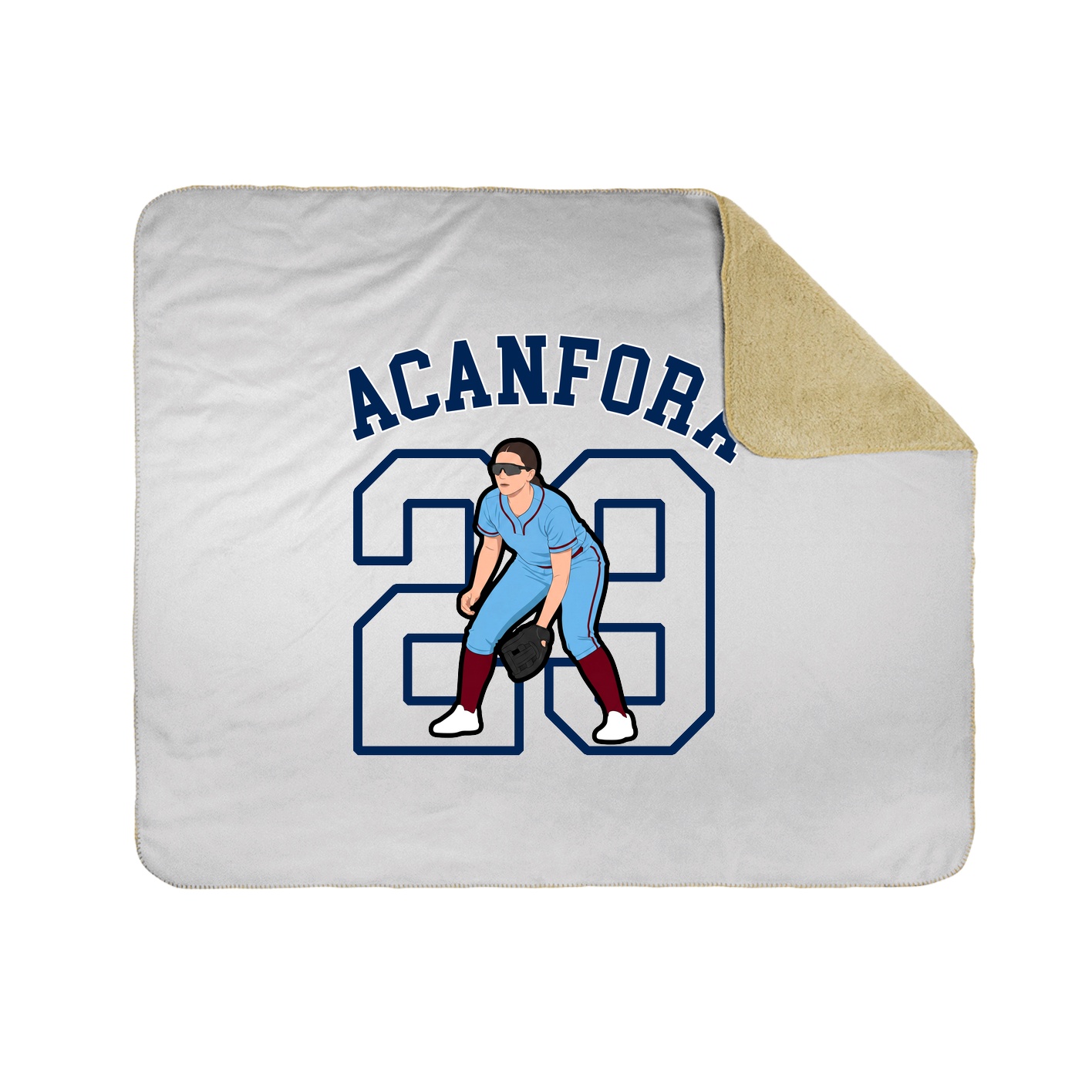 Throw Blanket — Shirsey Arch in White