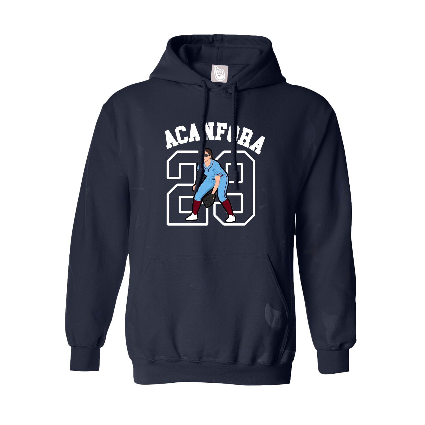 Youth Hoodie — Shirsey Arch in Navy