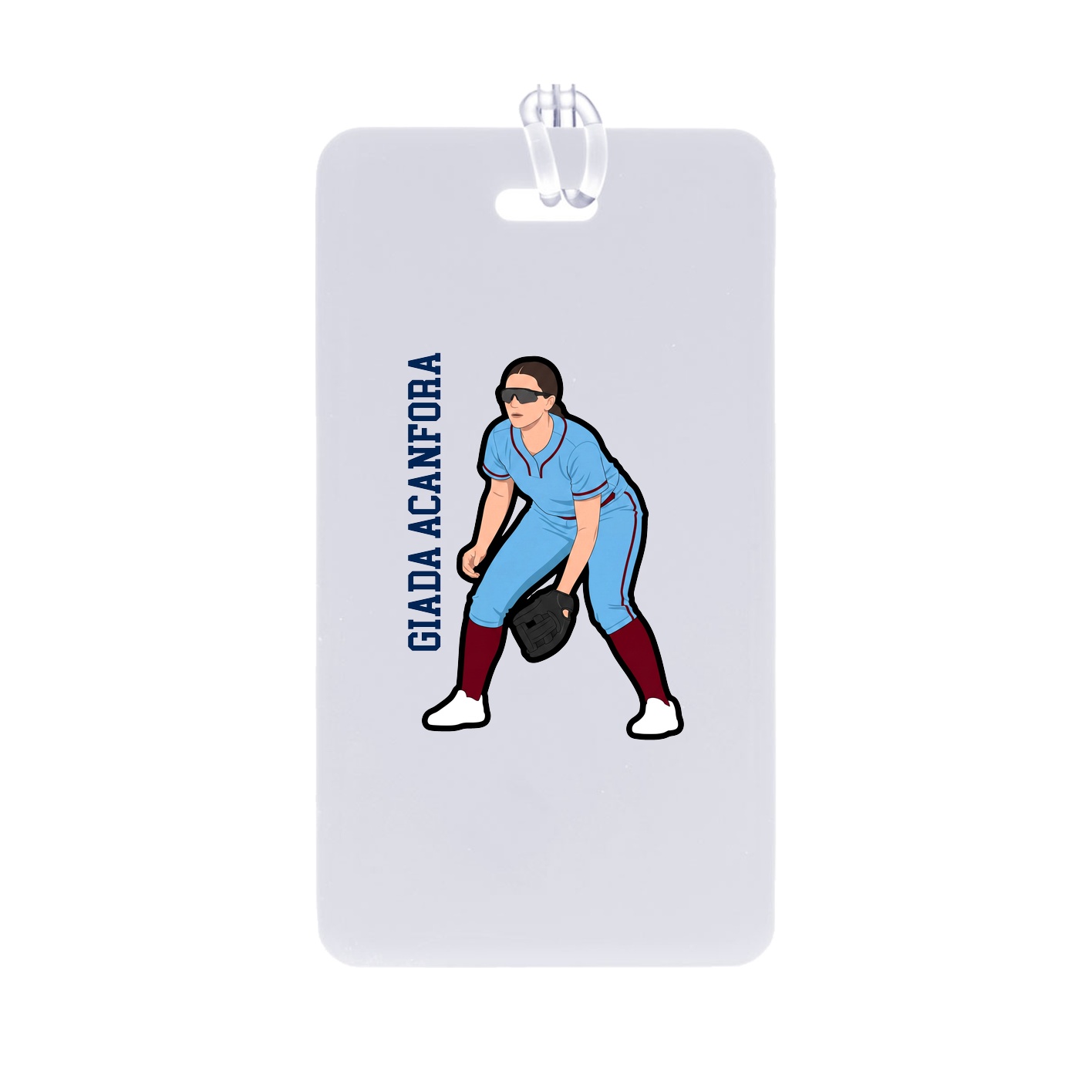 Bag Tag — Name Vertical in Classic