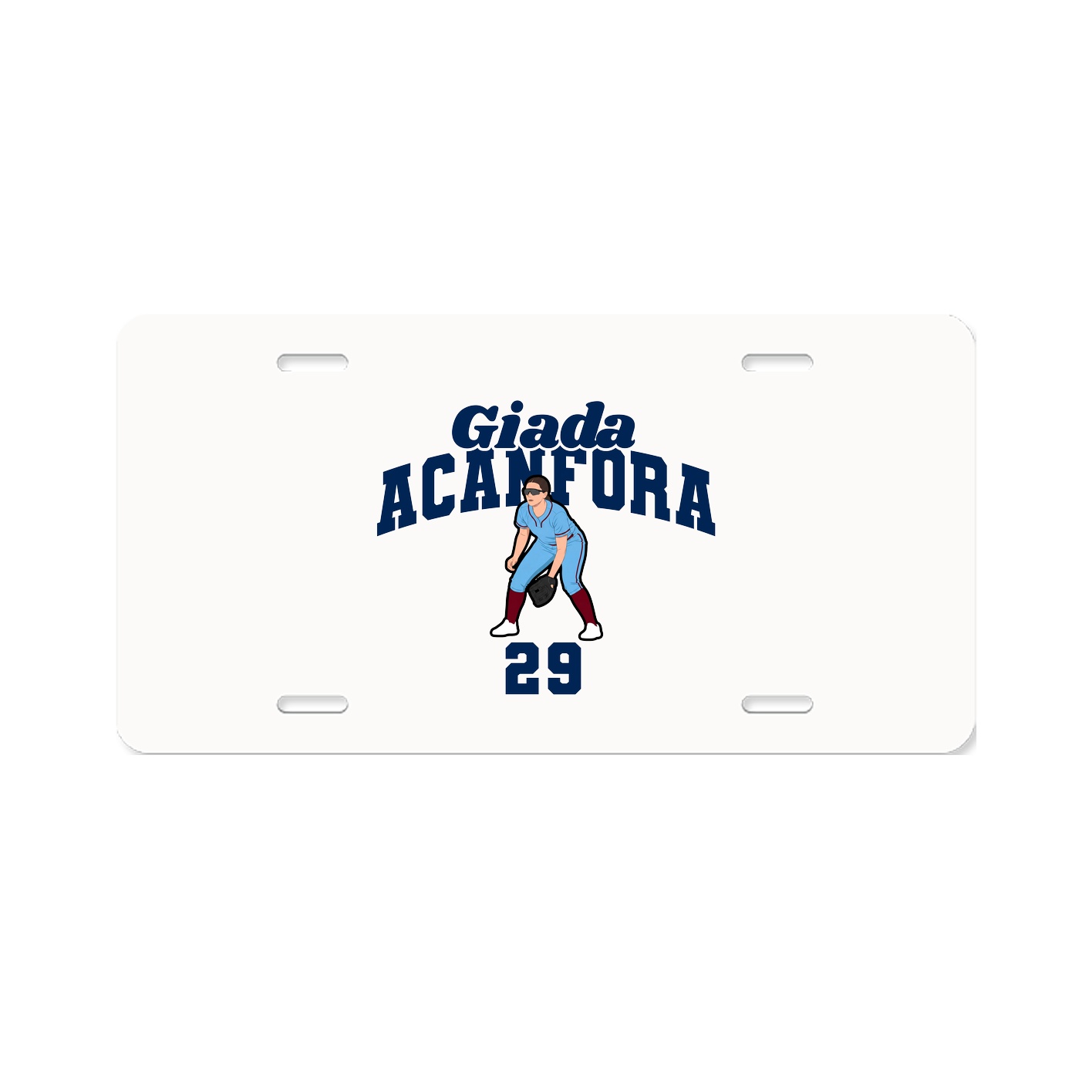 License Plate — Signature Arch in Classic
