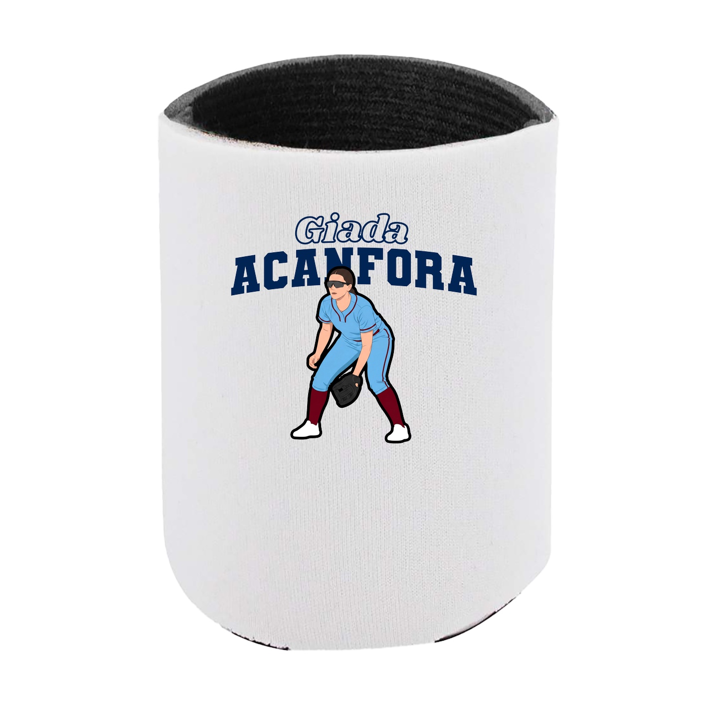 Can Holder — Name Arch in White