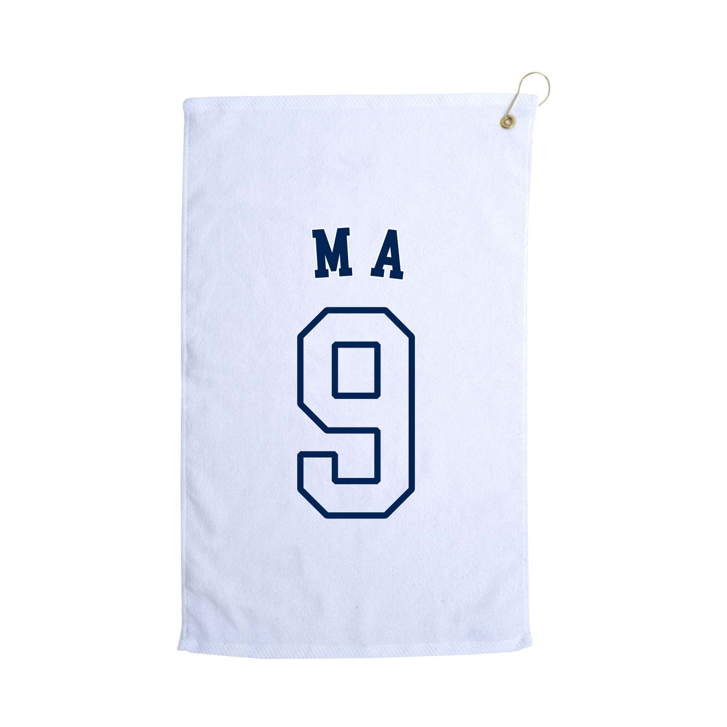 Golf Towel — Shirsey Arch in White