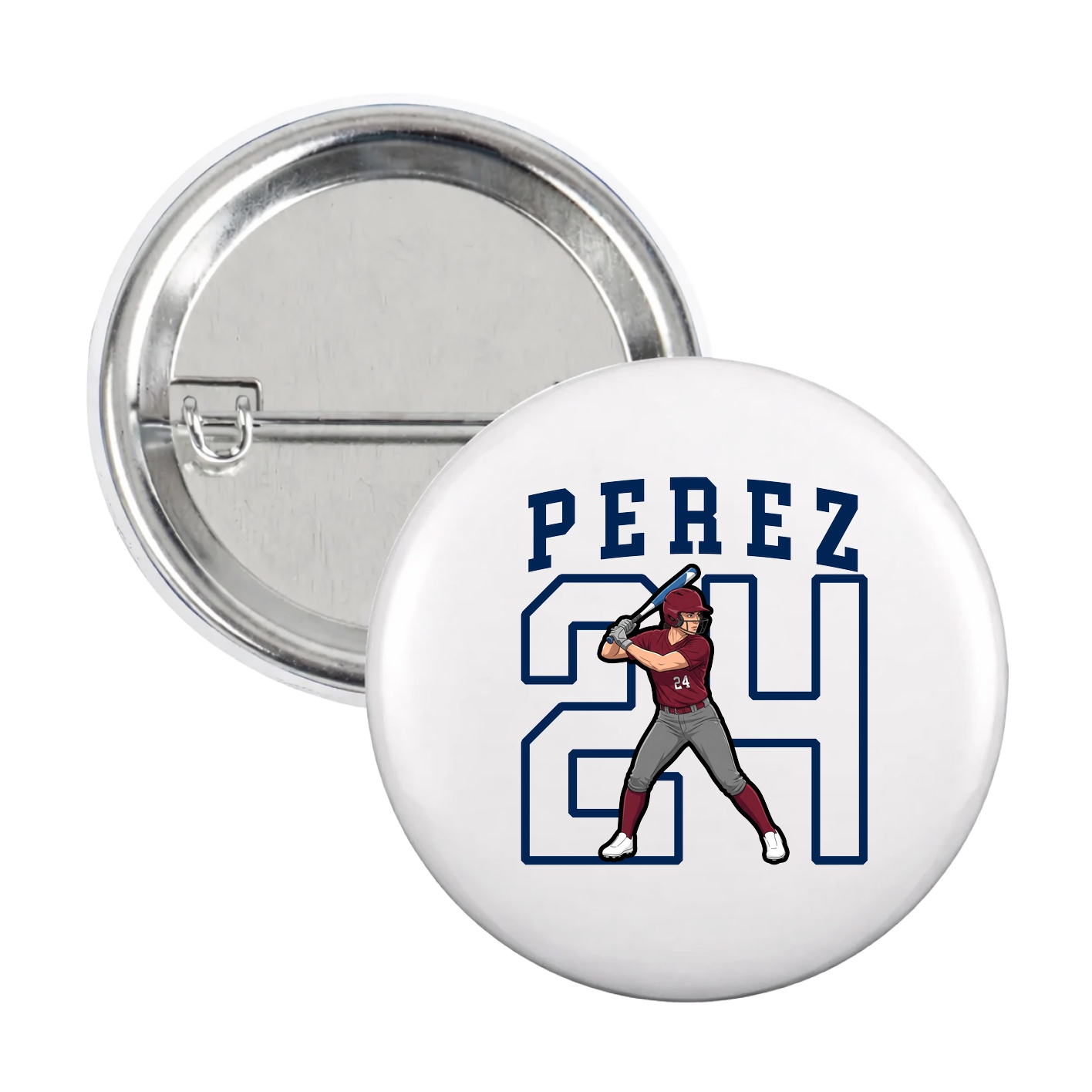 Game Day Button — Shirsey in White