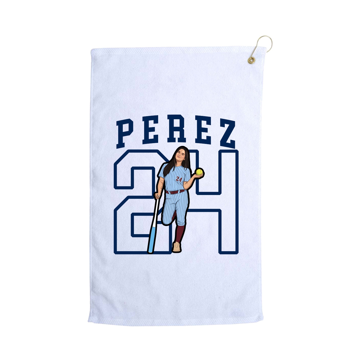 Golf Towel — Shirsey in White