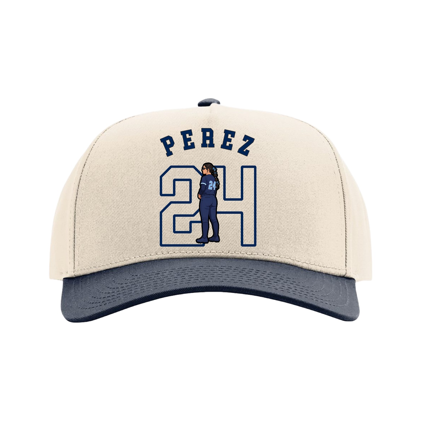 Full Fabric Five-Panel Champ Cap