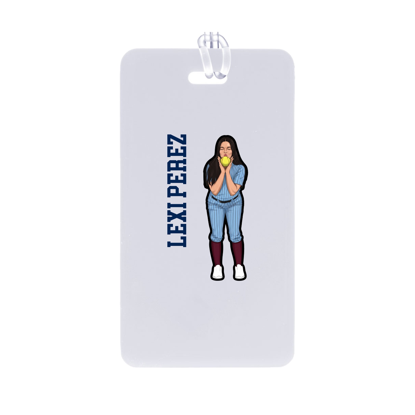 Bag Tag — Name Vertical in Classic