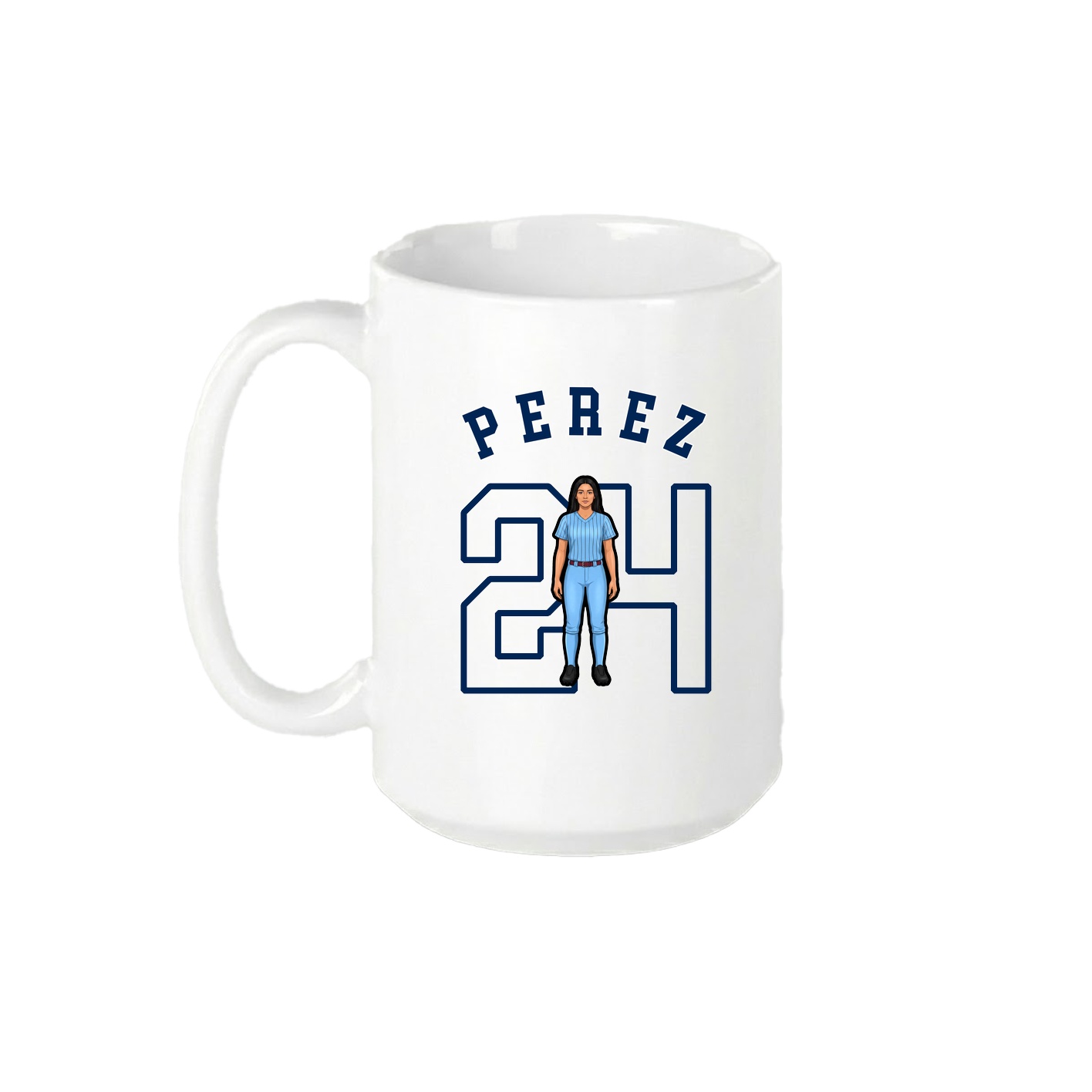 15oz Coffee Mug — Shirsey Arch in White