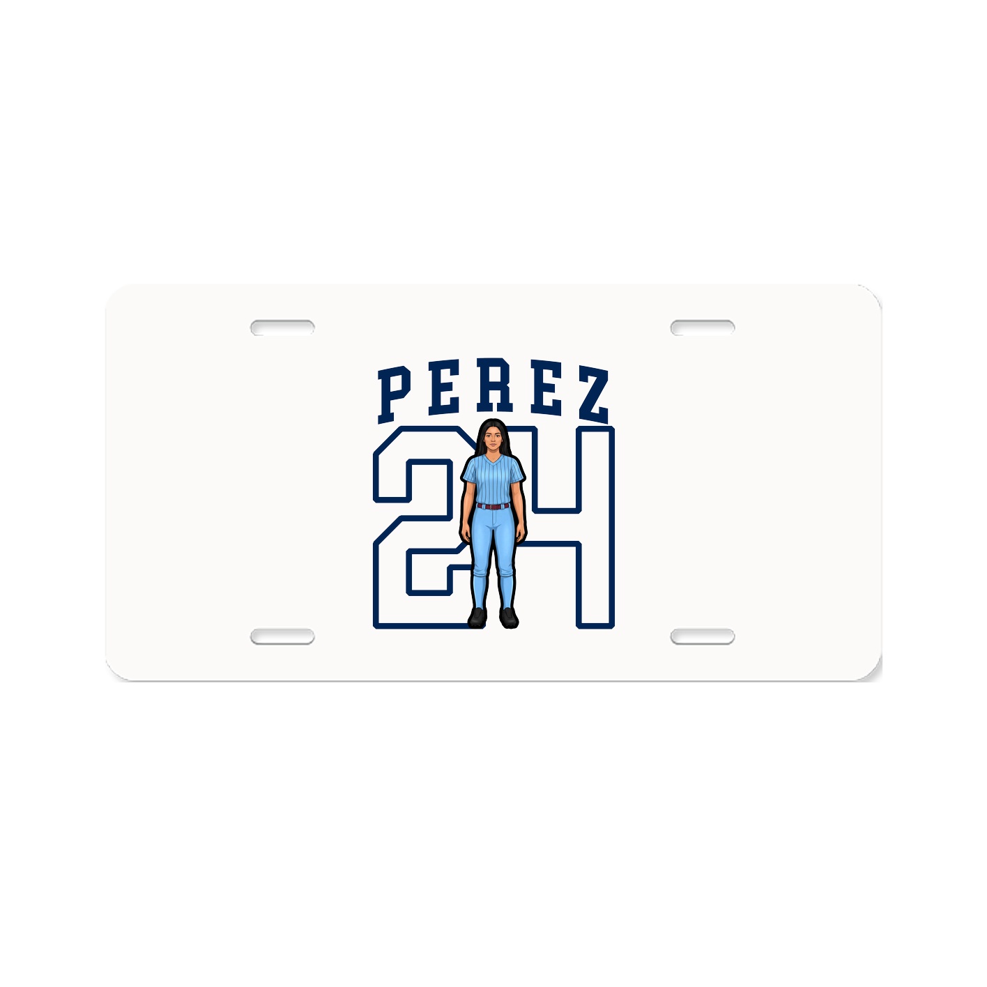 Aluminum License Plate
