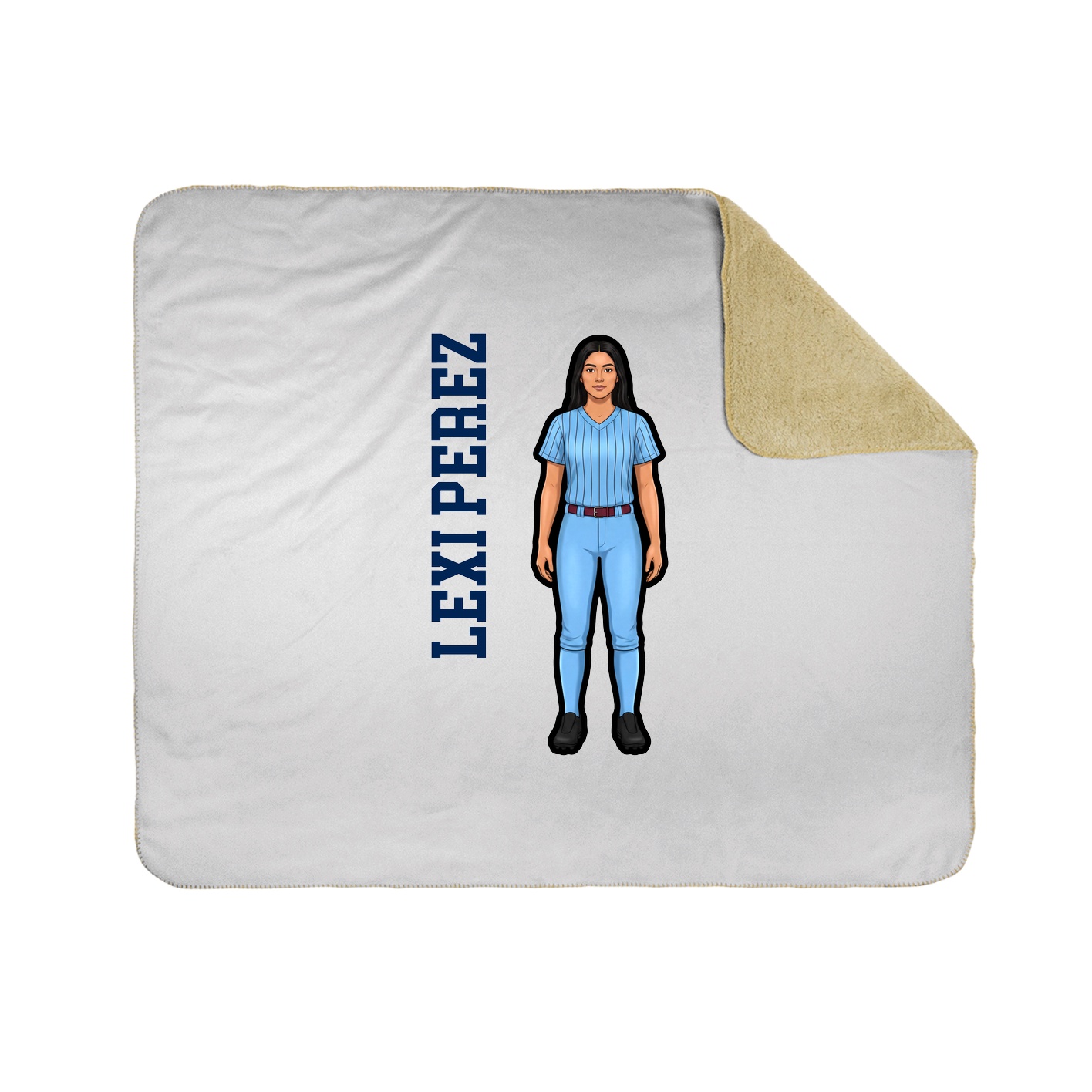 50x60 Sherpa Lined Throw Blanket