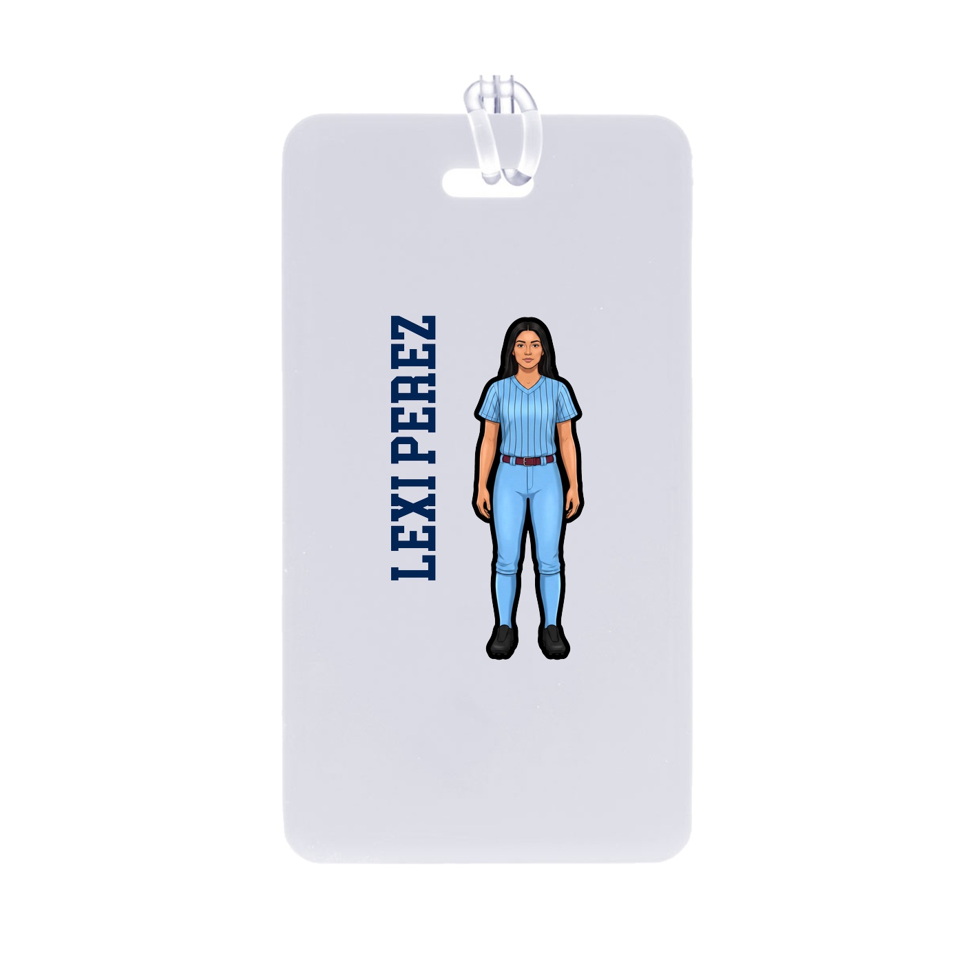 Bag Tag — Name Vertical in Classic