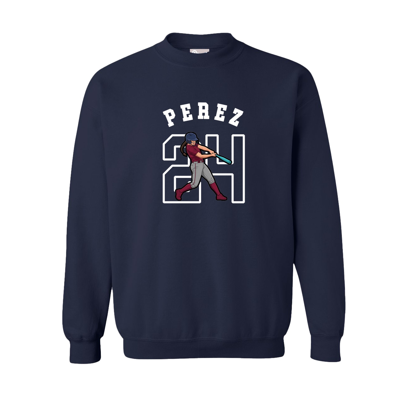 Fleece Crew — Shirsey Arch in Navy