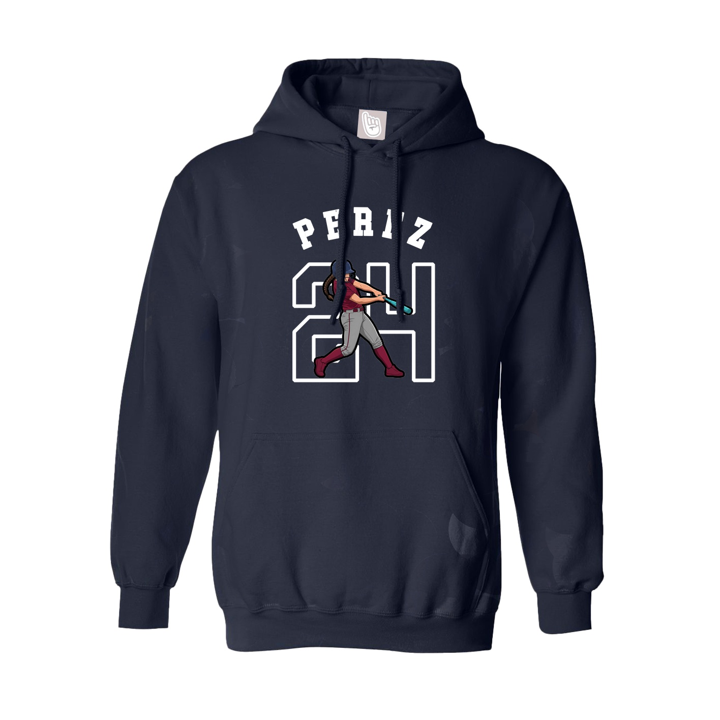 Youth Hoodie — Shirsey Arch in Navy