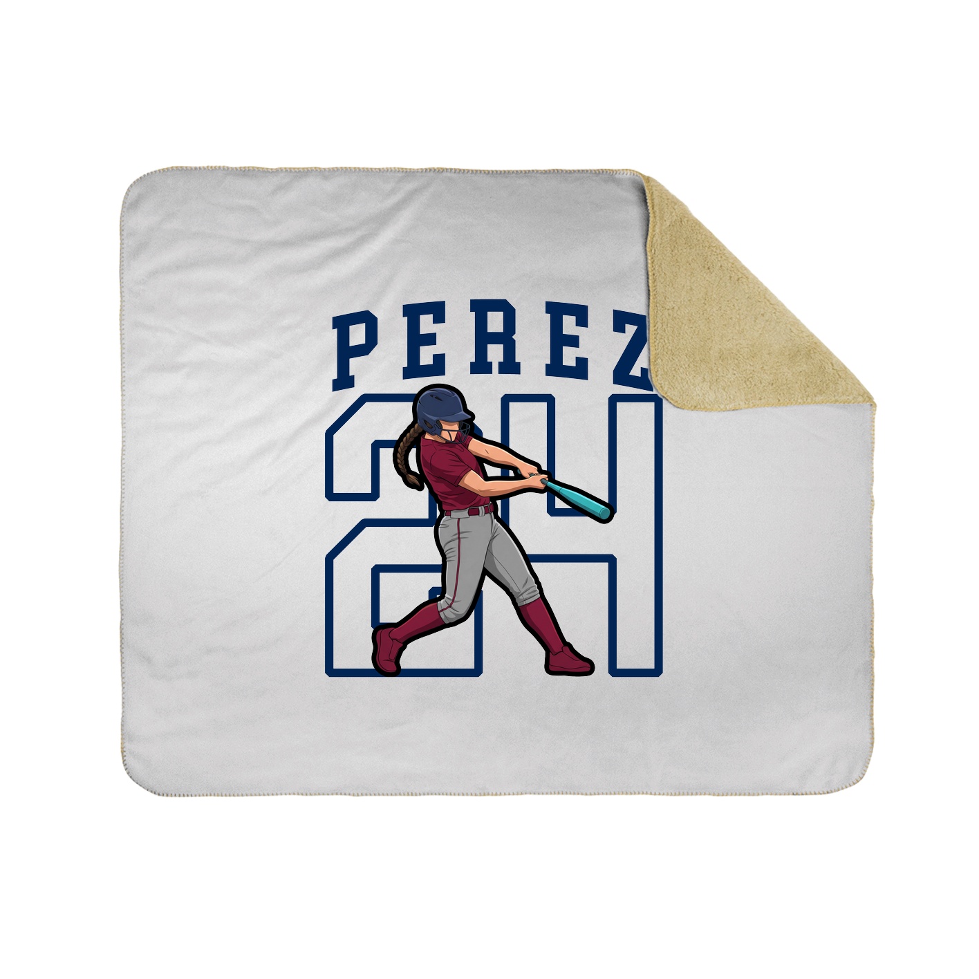 Throw Blanket — Shirsey in White