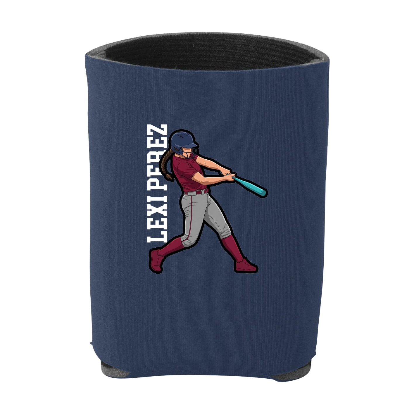 Can Holder — Name Vertical in Navy
