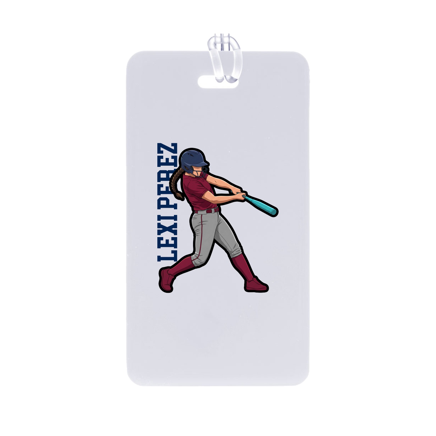 Bag Tag — Name Vertical in Classic