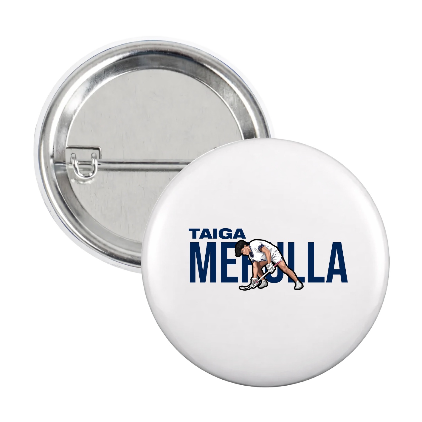 Game Day Button — Player Name in White