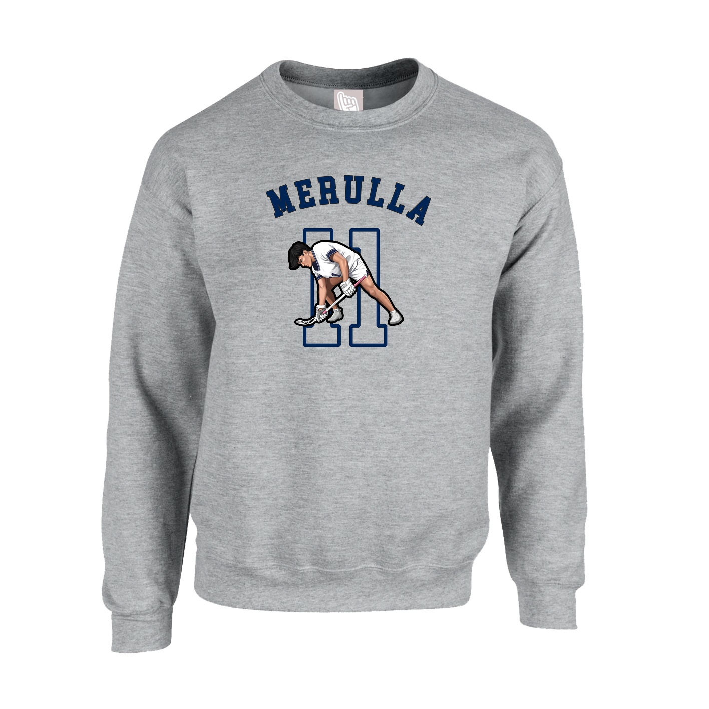 Fleece Crew — Shirsey Arch in Grey