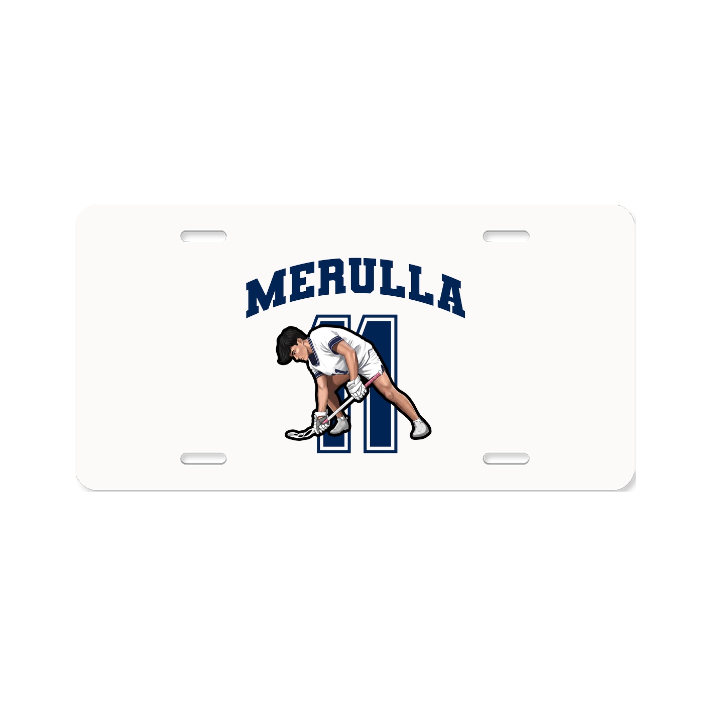 License Plate — Number in Classic