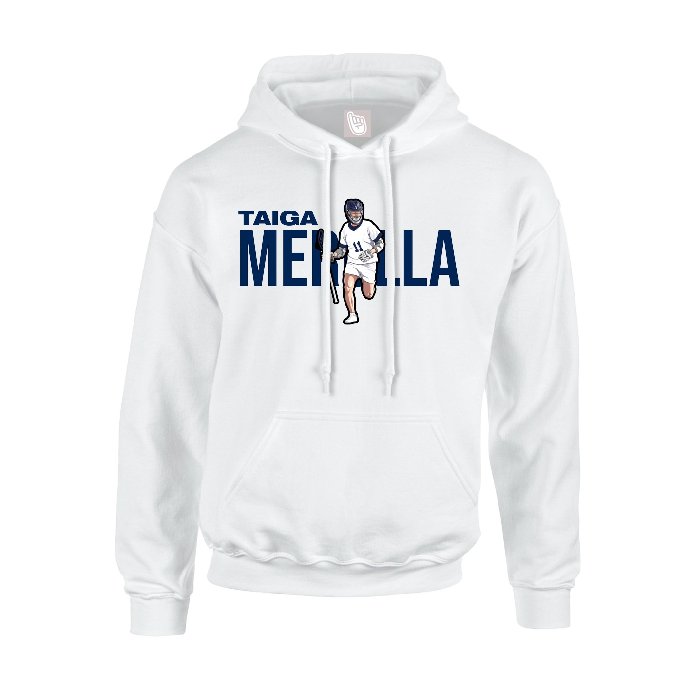 Hoodie — Player Name in White