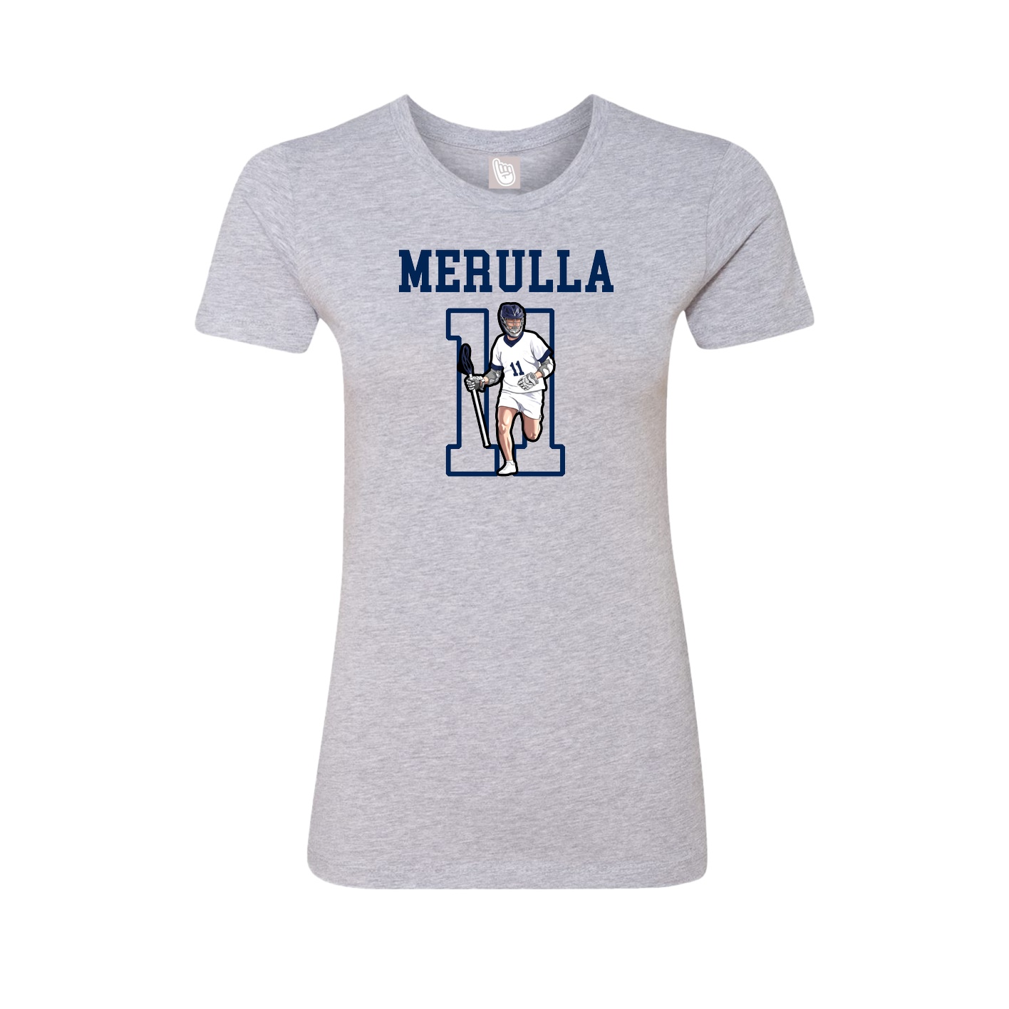 Fitted Women's Tee — Shirsey in Grey