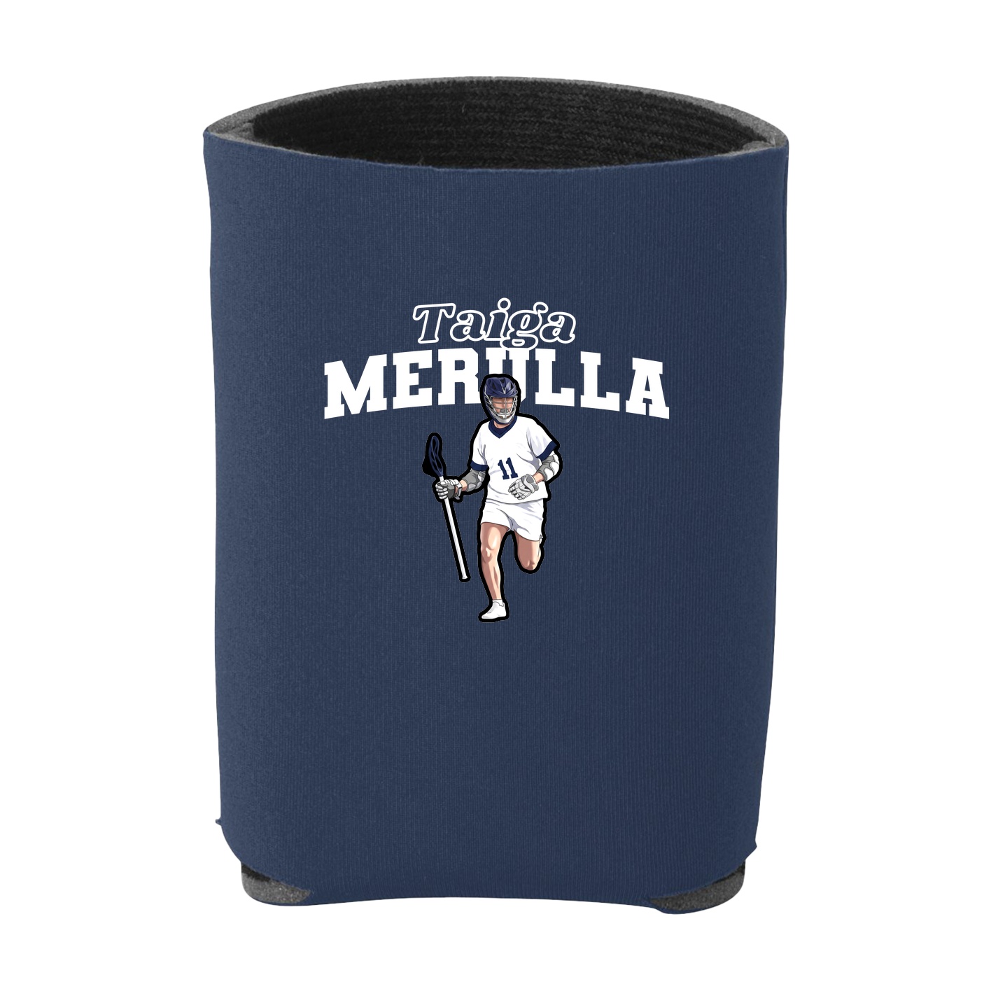 Can Holder — Name Arch in Navy