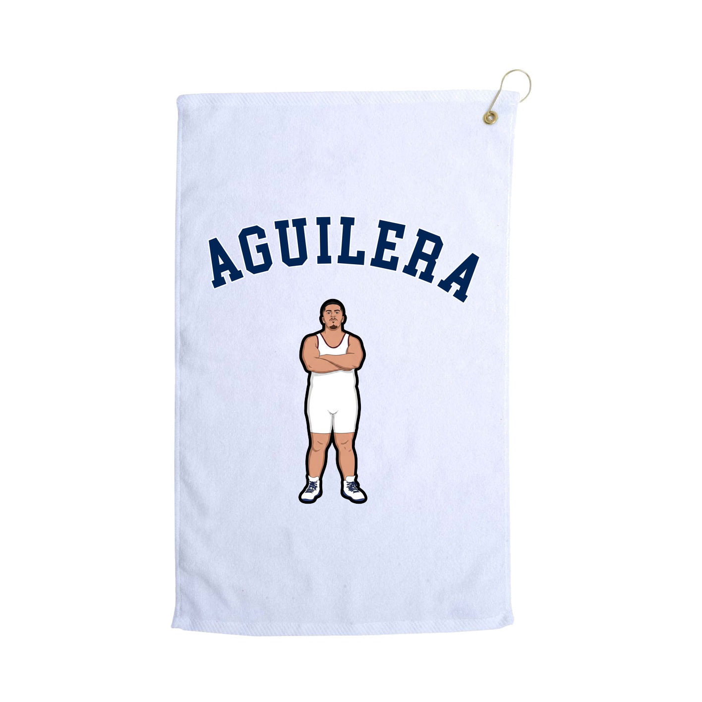 Golf Towel — Shirsey Arch in White