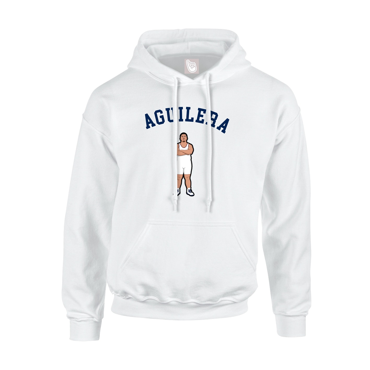 Youth Hoodie — Shirsey Arch in White